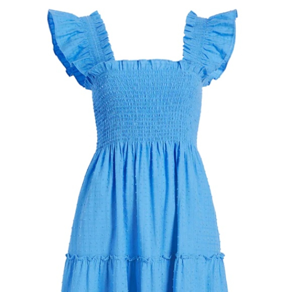 Hill House Elizabeth Nap Dress Blue Hydrangea